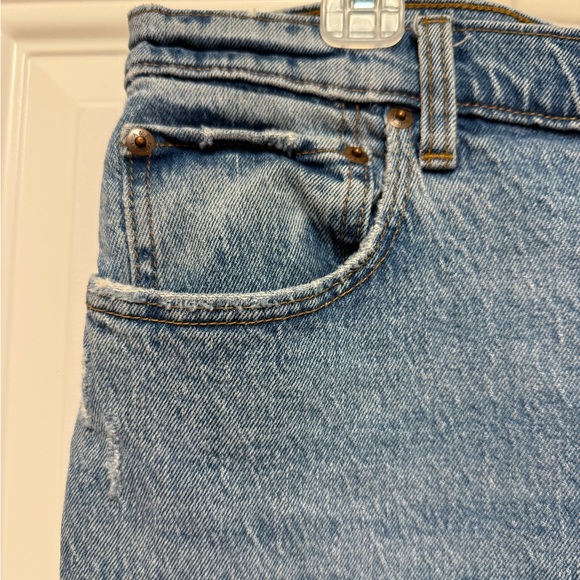 Abercrombie & Fitch Women’s The 90’s Straight Ultra High Rise Blue 32/14R - Picture 4 of 9